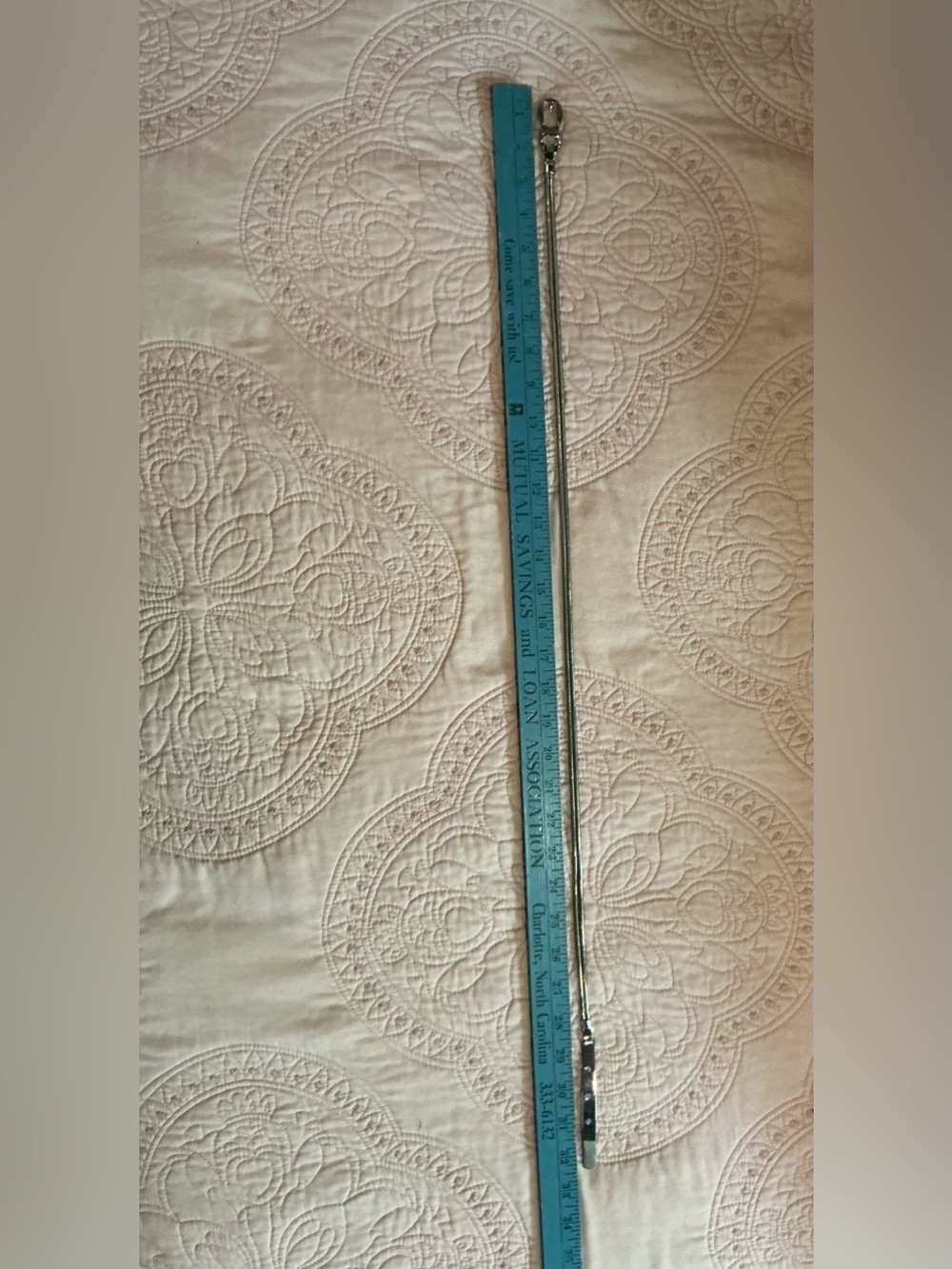 Vintage Silver Snake Chain Belt with Buckle - Picture 11 of 12